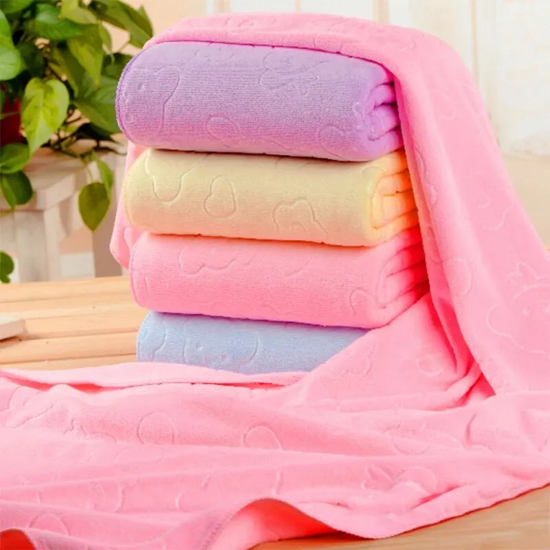 Toalla de baño absorbente de microfibra súper fina