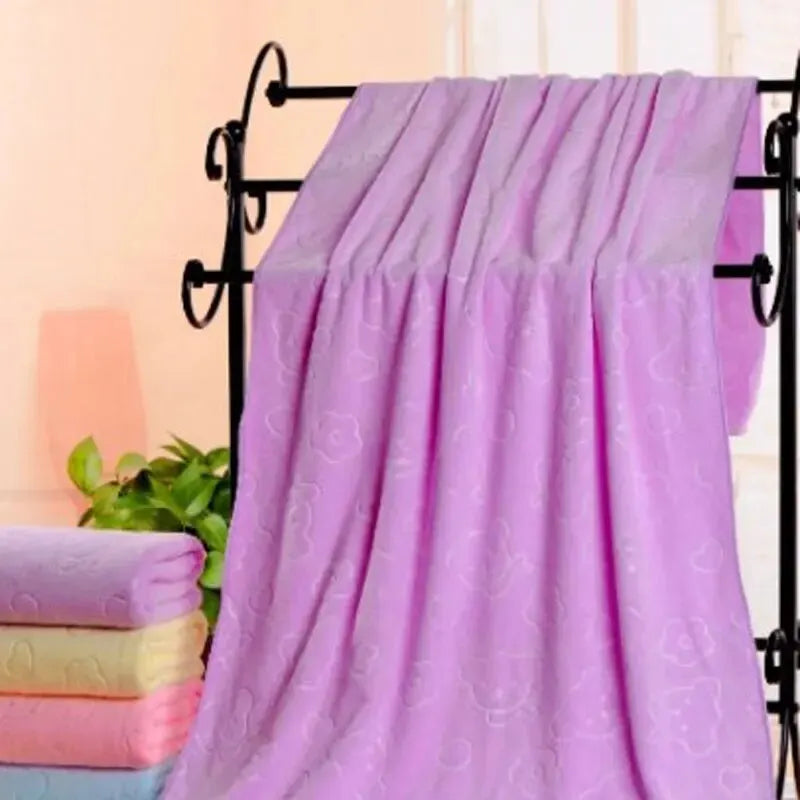 Toalla de baño absorbente de microfibra súper fina