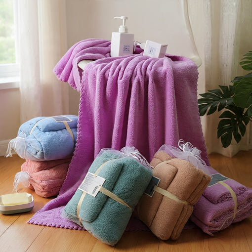 Juego de toallas de baño de 2 piezas