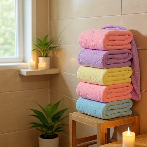 Toalla de baño absorbente de microfibra súper fina