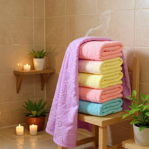 Toalla de baño absorbente de microfibra súper fina