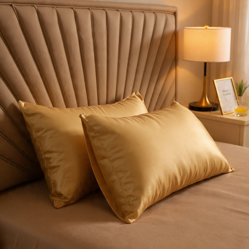 Funda de fundas de almohada de cama.